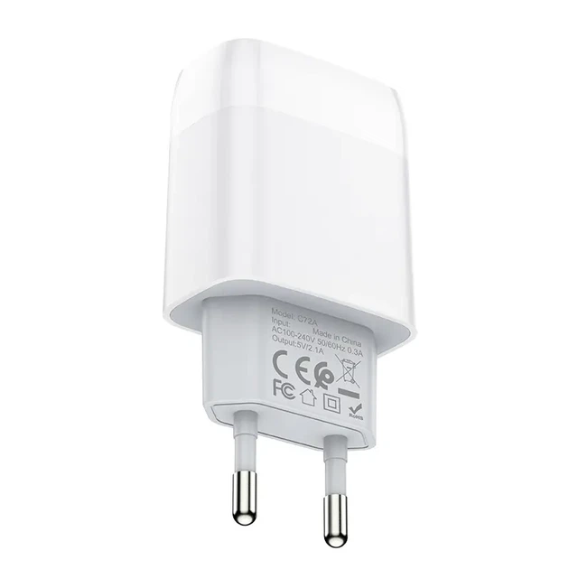 Зарядне HOCO C72A Glorious USB 2,1A White - изображение 12