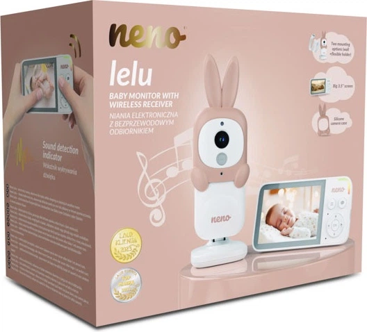 Електронна відеоняня Neno Lelu з бездротовим приймачем (5902479676272) - зображення 7