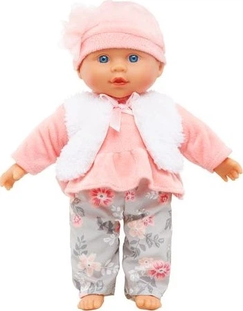 Lalka bobas Smily Play Julka mówiąca w dwóch językach 35 cm SP84375 (5905375843755) - obraz 2