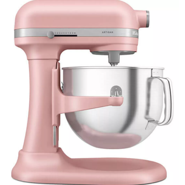 Кухонне обладнання KitchenAid Artisan 6,6 л 5KSM70SHXEDR з підйомною чашею, колір суха роза - зображення 2