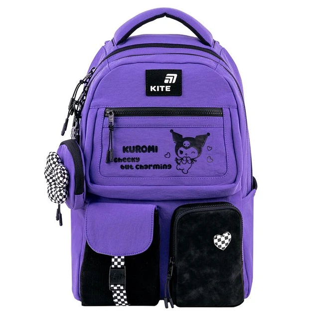 Рюкзак школьный с ортопедической спинкой KITE Education HK26-2587M-1 Kuromi (000996168) - изображение 14