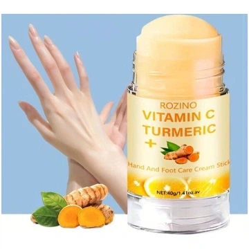 Набір косметики Rozino Turmeric & Vitamin C: крем для обличчя та повік, олія та стіки для обличчя і тіла, 5 предметів - зображення 5