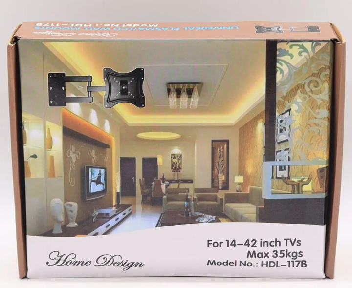 Крепление для ТВ Home Design HDL-117B (14-42", до 35 кг) - Фото 3 Крепление для ТВ Home Design HDL-117B (14-42", до 35 кг) - изображение 3