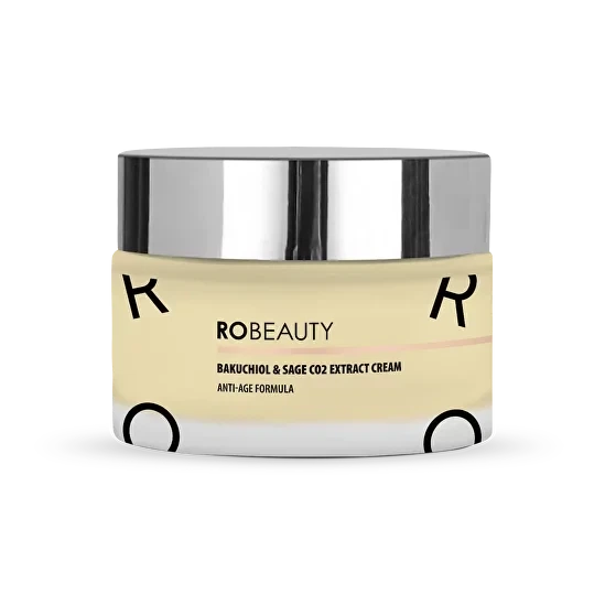 Крем для обличчя BAKUCHIOL & SAGE CO2 EXTRACT CREAM з бакучиолом та CO2 екстрактом шавлії Robeauty 50 мл - Фото 1 Крем для обличчя BAKUCHIOL & SAGE CO2 EXTRACT CREAM з бакучиолом та CO2 екстрактом шавлії Robeauty 50 мл - зображення 1