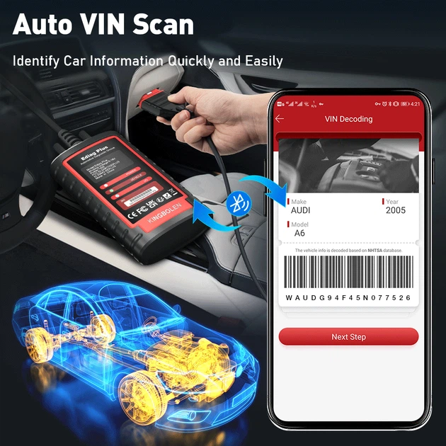 Автосканер THINKDIAG 2, OBD2, CANFD, 9-18V диагностический адаптер - изображение 8