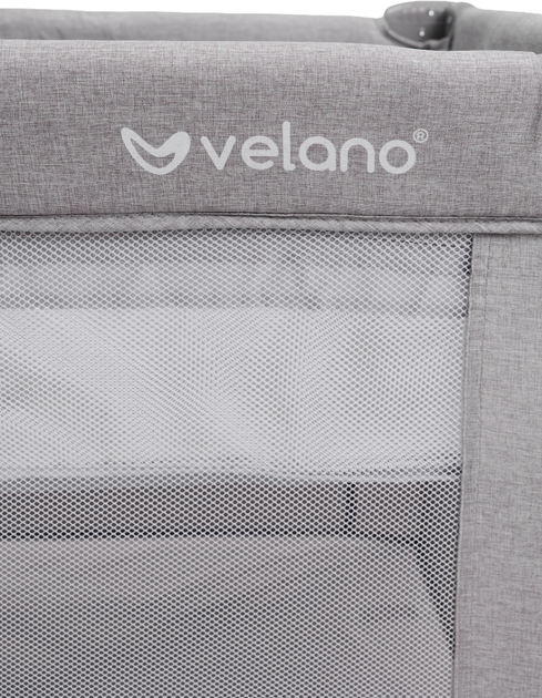 Кровать-манеж Velano Tino детская со вторым ярусом и пеленатором Light grey (4820296760268) - изображение 10