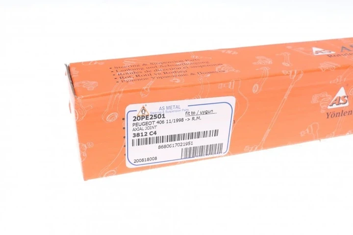Тяга керма ASMETAL 20PE2501 Peugeot 406 3812C4, 3812C3, 3812C1 - изображение 5