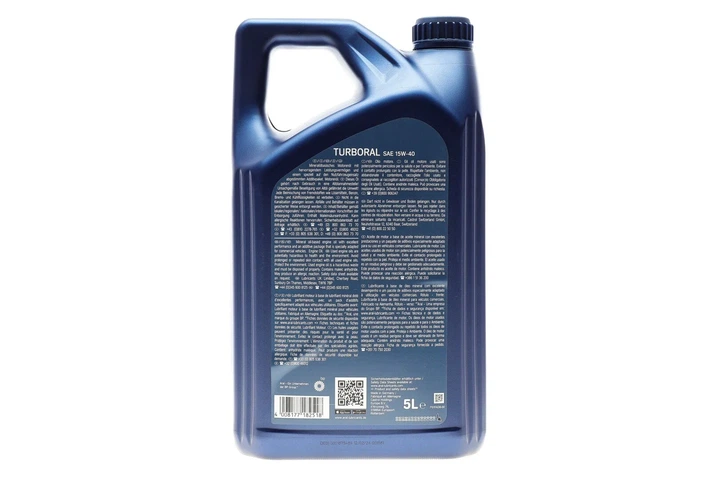 Оливи моторні Turboral SAE 15W40 (5 Liter) ARAL AR-15F45B - зображення 3