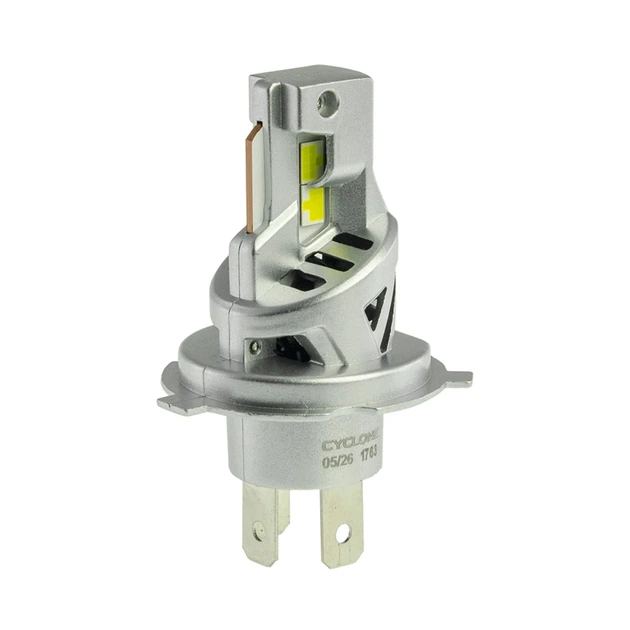 Лампа светодиодная для фар Cyclone Type-51 LED H4 6000K 8000 LM 35W CAN BUS 2шт комплект - изображение 2