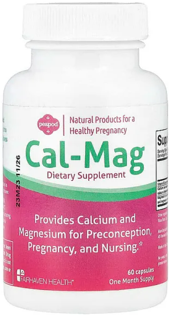 Кальцій та магній Fairhaven Health перед та після пологів Cal-Mag 60 капсул ARE-576129 - Фото 1 Кальцій та магній Fairhaven Health перед та після пологів Cal-Mag 60 капсул ARE-576129 - зображення 1
