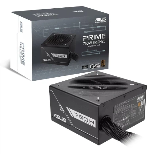Блок живлення 750 Вт, Asus Prime Bronze, Black (PRIME-750B-BLACK) - Фото 8 Блок живлення 750 Вт, Asus Prime Bronze, Black (PRIME-750B-BLACK) - зображення 8