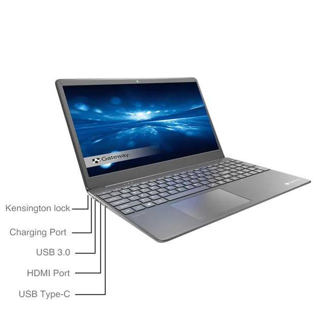 Ультрабук Gateway GWTN156-7BL Ultra Slim / 15.6" (1920x1080) IPS / Intel Core i3-1115G4 (2 (4) ядра по 4.1 GHz) / 4 GB DDR4 / 128 GB SSD / Intel UHD Graphics / WebCam / Card Reader - Фото 5 Ультрабук Gateway GWTN156-7BL Ultra Slim / 15.6" (1920x1080) IPS / Intel Core i3-1115G4 (2 (4) ядра по 4.1 GHz) / 4 GB DDR4 / 128 GB SSD / Intel UHD Graphics / WebCam / Card Reader - зображення 5