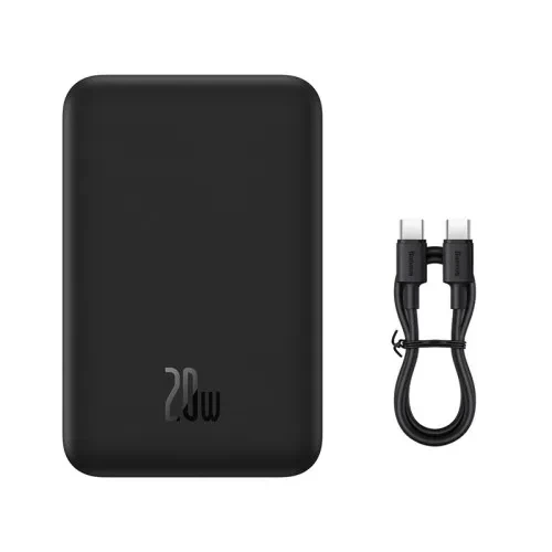 УМБ Baseus Magnetic Mini Wireless Fast Charge 20 000 mAh 20W Black PPCX150001 - изображение 3