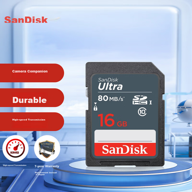 Карта пам'яті SanDisk Ultra SDHC 16GB UHS-I Class 10 - зображення 5