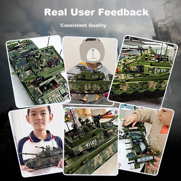 Конструктор QZCX Танк Cheetah T5 (3M738) - изображение 2