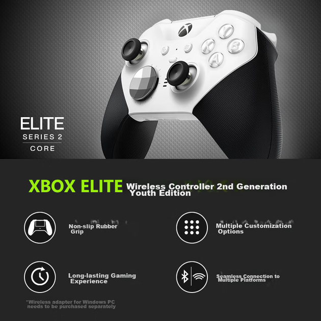 Беспроводной игровой контроллер Microsoft Xbox Elite Wireless Controller Series 2 Core White - изображение 9
