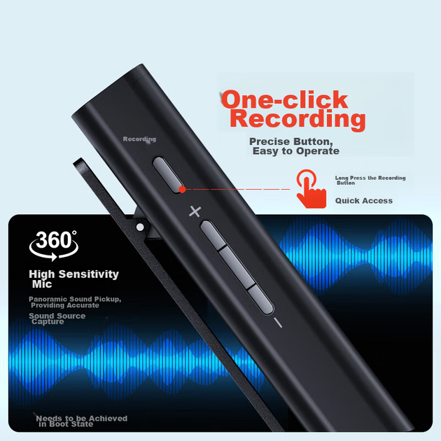 MP3-плеєр Aigo MP3-500 Black - зображення 7