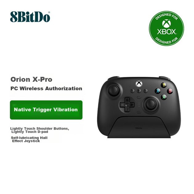 Бездротовий геймпад 8BitDo Ultimate 3-mode для Xbox Black (6922621505402) - зображення 2