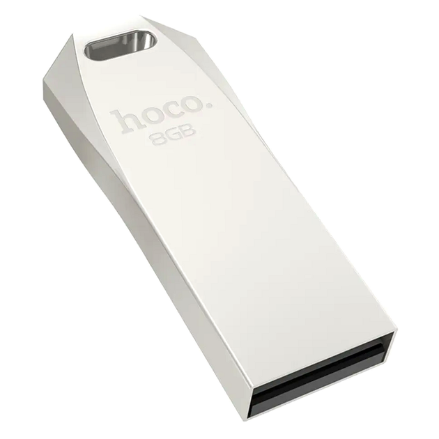 Флеш-накопитель USB 2.0 8 ГБ металлический Hoco UD4 для ноутбука с ударостойким корпусом - Фото 2 Флеш-накопитель USB 2.0 8 ГБ металлический Hoco UD4 для ноутбука с ударостойким корпусом - изображение 2
