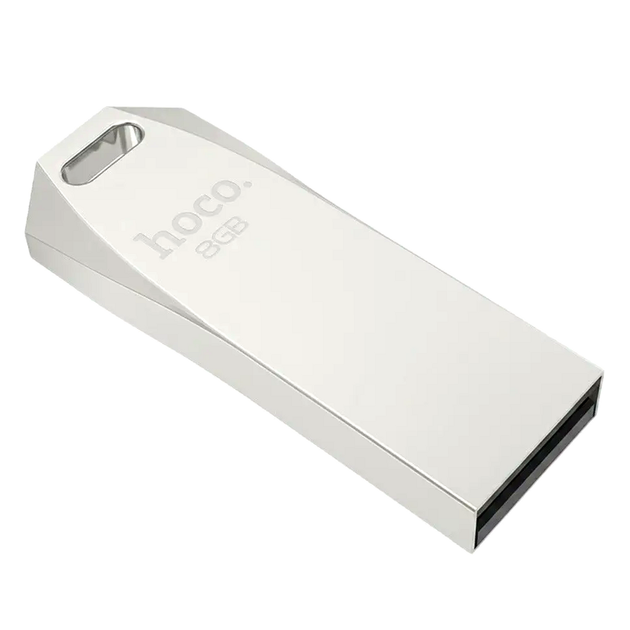 Флеш-накопитель USB 2.0 8 ГБ металлический Hoco UD4 для ноутбука с ударостойким корпусом - Фото 6 Флеш-накопитель USB 2.0 8 ГБ металлический Hoco UD4 для ноутбука с ударостойким корпусом - изображение 6