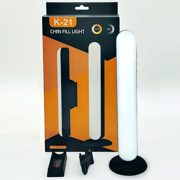 Настільна акумуляторна лампа 5 Вт 27,5 см USB Type-C чорний K-21 для офісу та дому - зображення 6