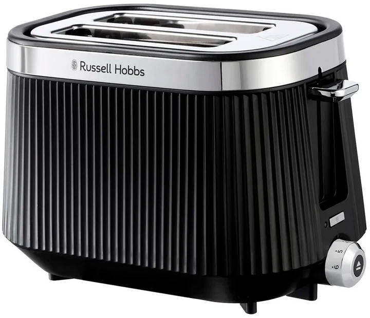 Тостер Russell Hobbs 26760-56/RH Bronte 2S Toaster Чорний 2 відд. - Фото 1 Тостер Russell Hobbs 26760-56/RH Bronte 2S Toaster Чорний 2 відд. - зображення 1