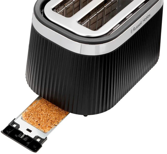 Тостер Russell Hobbs 26760-56/RH Bronte 2S Toaster Чорний 2 відд. - Фото 4 Тостер Russell Hobbs 26760-56/RH Bronte 2S Toaster Чорний 2 відд. - зображення 4