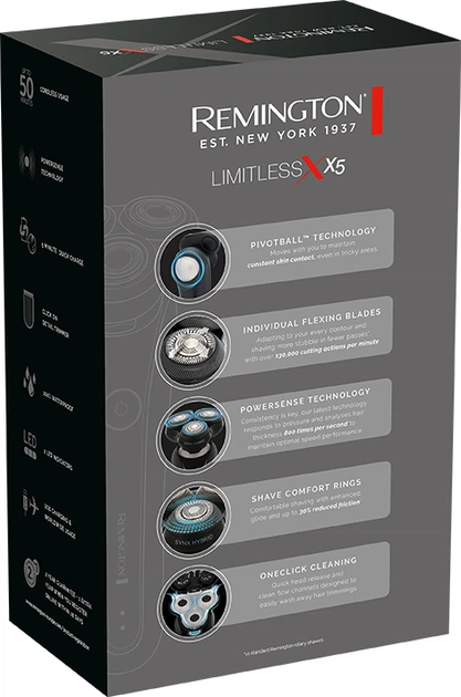 Електробритва Remington X5 Limitless X XR1755 Black (7054164) - зображення 4