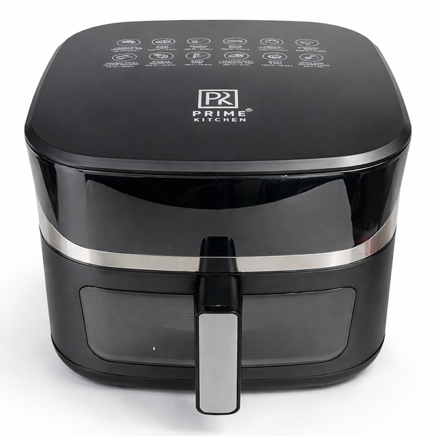 Аэрогриль Prime Kitchen AF1012DT 14 л с двойным нагревом 2 ТЭНа сенсорный с смотровым окном - изображение 2