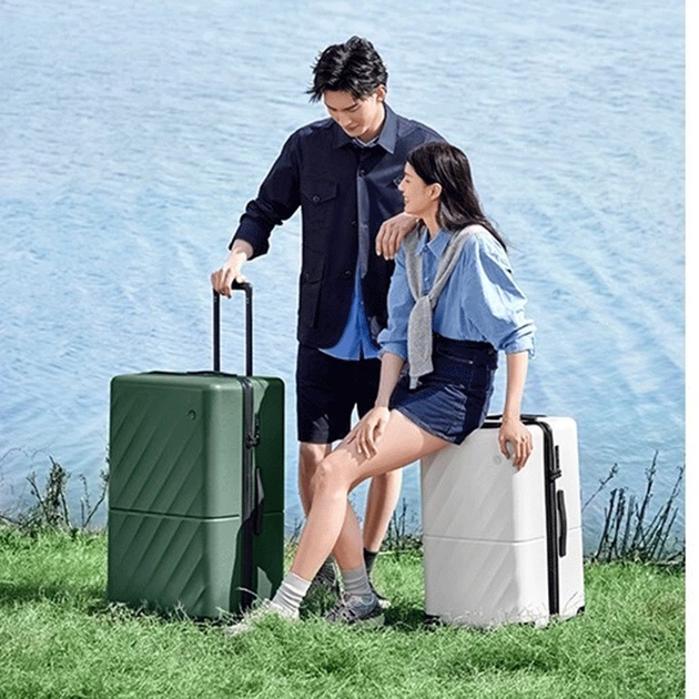 Чемодан Xiaomi Ninetygo Ripple Luggage 29' 116 л Белый (6941413222327) - изображение 7