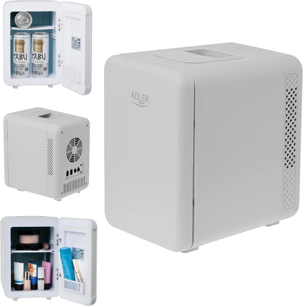 Туристичний міні-холодильник Adler AD 8084 Peltiera 4 л Сірий (5905575908704) - зображення 8