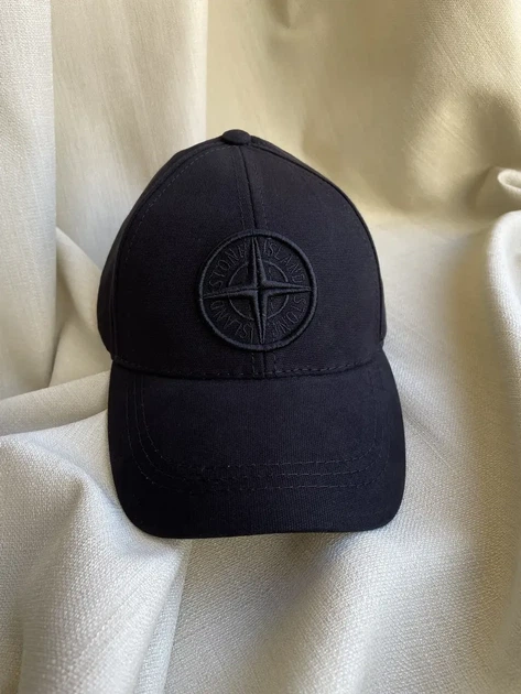 Бейсболка кепка Stone Island чорна 57-59 - Фото 6 Бейсболка кепка Stone Island чорна 57-59 - изображение 6