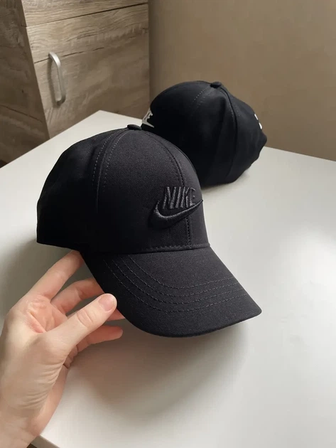 Бейсболка кепка Nike Найк черная - Фото 2 Бейсболка кепка Nike Найк черная - изображение 2