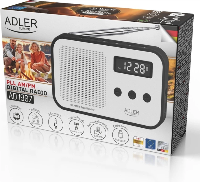 Радіоприймач Adler AD 1907 PLL AM/FM (5905575905536) - зображення 19