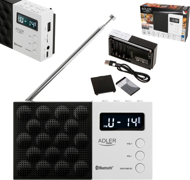 Odbiornik radiowy Adler AD 1908 PLL AM/FM (5905575905512) - obraz 16