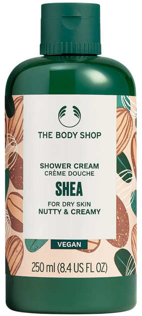Zestaw upominkowy The Body Shop Shea Essentials Krem pod prysznic 250 ml + Olejek do ciała 50 ml + Balsam do rąk 30 ml + Balsam do ust 10 ml (5028197472672) - obraz 4