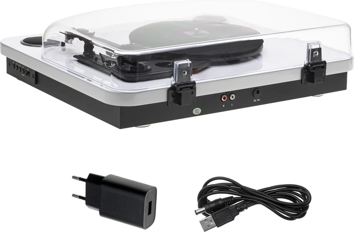 Gramofon Adler AD 1914 z USB i Bluetooth White (5905575907578) - obraz 8
