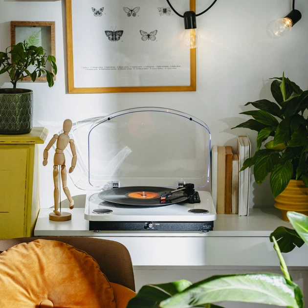 Gramofon Adler AD 1914 z USB i Bluetooth White (5905575907578) - obraz 11