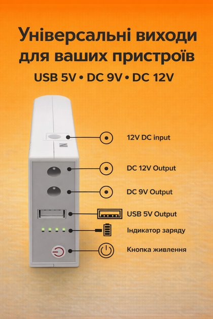 ИБП для маршрутизатора WGP Model 103A 10400mAh (20067-2ar) - Фото 4 ИБП для маршрутизатора WGP Model 103A 10400mAh (20067-2ar) - изображение 4