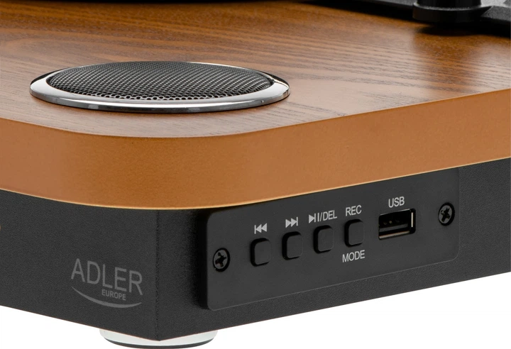 Gramofon Adler AD 1914 z USB i Bluetooth Wood (5905575907592) - obraz 5