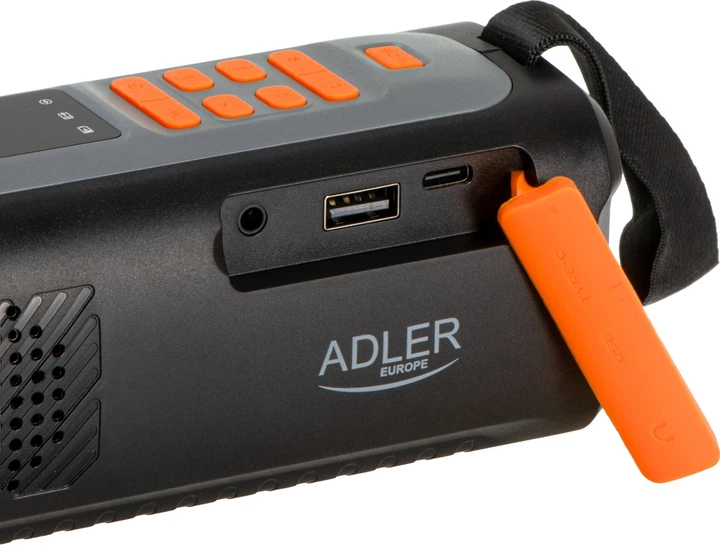 Odbiornik radiowy Adler AD 1920 z panelem słonecznym, korbką i powerbankiem (5905575910714) - obraz 9