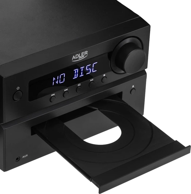 Miniwieża Adler AD 1917 HI-FI z Bluetooth, CD, USB i FM (5905575908964) - obraz 7