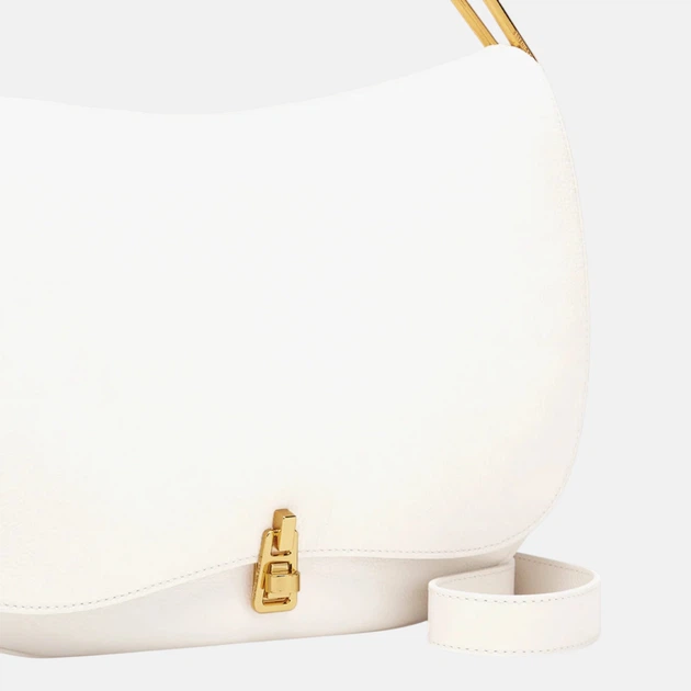 Torebka hobo damska skórzana Coccinelle E1MQF180201-N21 Biała - obraz 3