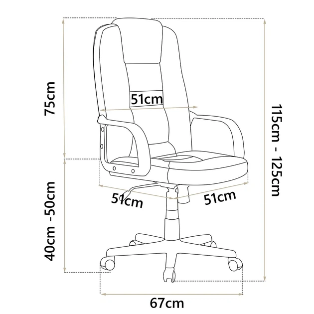 Fotel biurowy Sofotel 402C-BLACK Czarny (5903890631482) - obraz 7