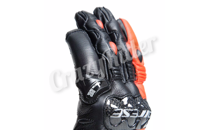 Демисезонные перчатки DAINESE CARBON 4 SHORT Leather Black Red XL - изображение 10