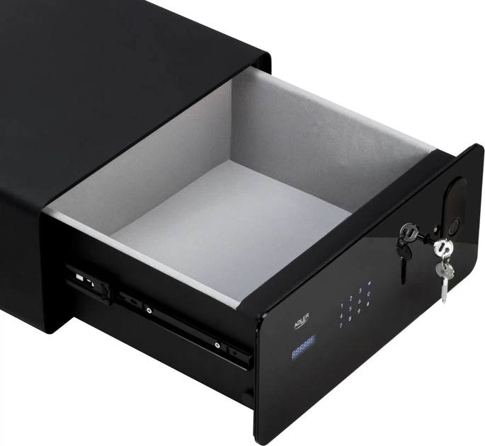 Сейф-шухляда Adler AD 1044 із сенсорною панеллю та зчитувачем відбитків пальців (5905575910639) - зображення 5