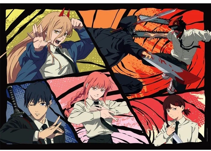 Пазл Clementoni Cubes Anime Chainsaw Man 500 елементів 35607 (8005125356072) - зображення 2