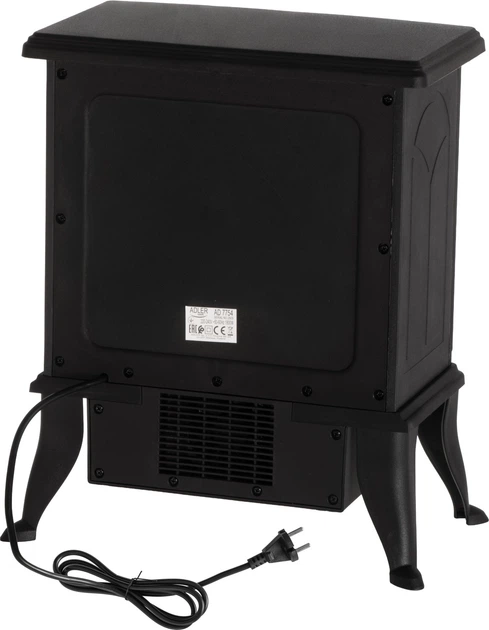 Kominek elektryczny Adler AD 7754 1000W / 1800W z efektem 3D płomienia (5905575910059) - obraz 5