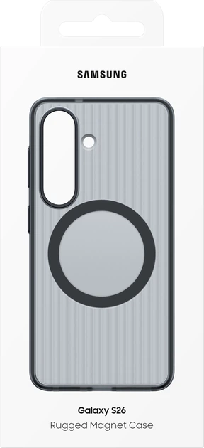 Etui plecki Samsung Rugged Magnet do Samsung Galaxy S26 Black (EF-RS942CBEGWW) - obraz 6
