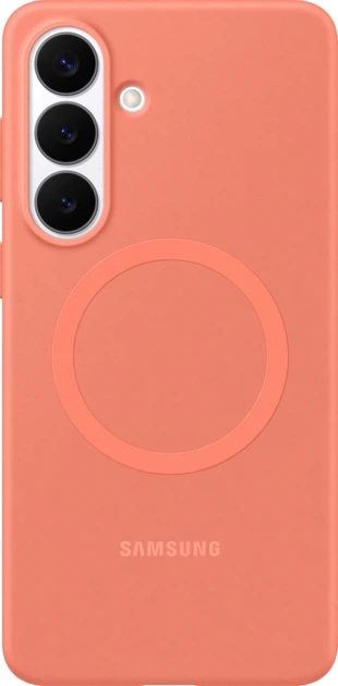 Etui plecki Samsung Silicone Magnet do Samsung Galaxy S26 Plus Coralred (EF-ES947COEGWW) - obraz 3